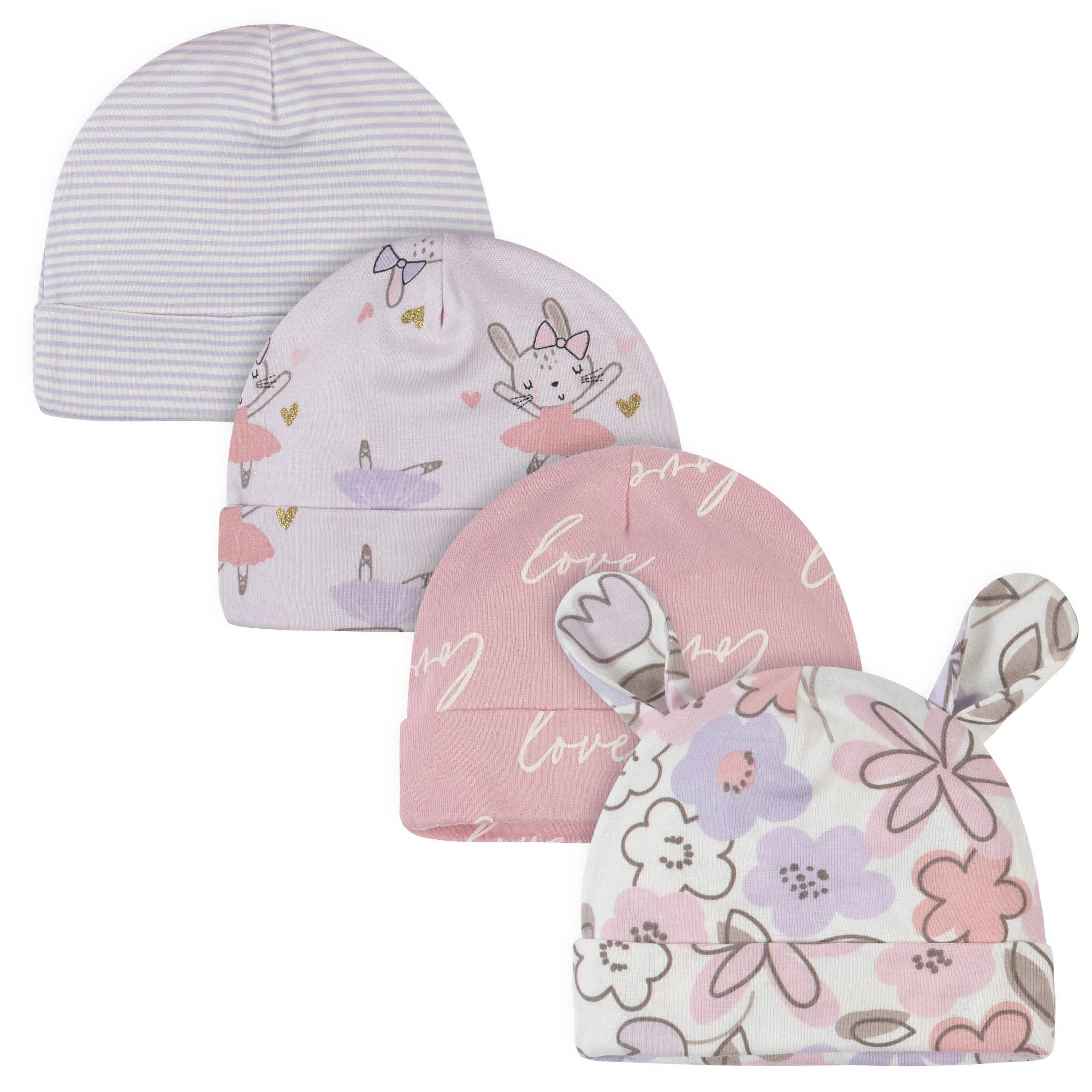 16-Piece Baby Girls Bunny Ballerina Gown, Mitten, Cap, & Sock Set