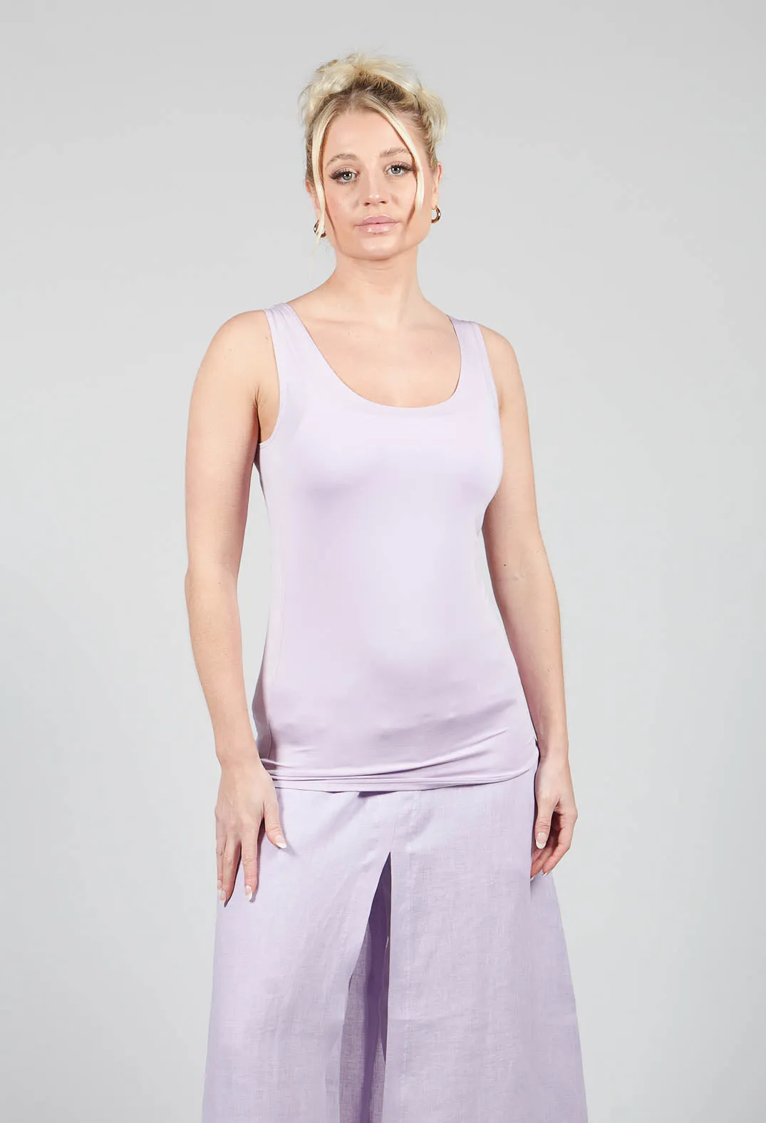 Anais T-Shirt Vest in Lilac