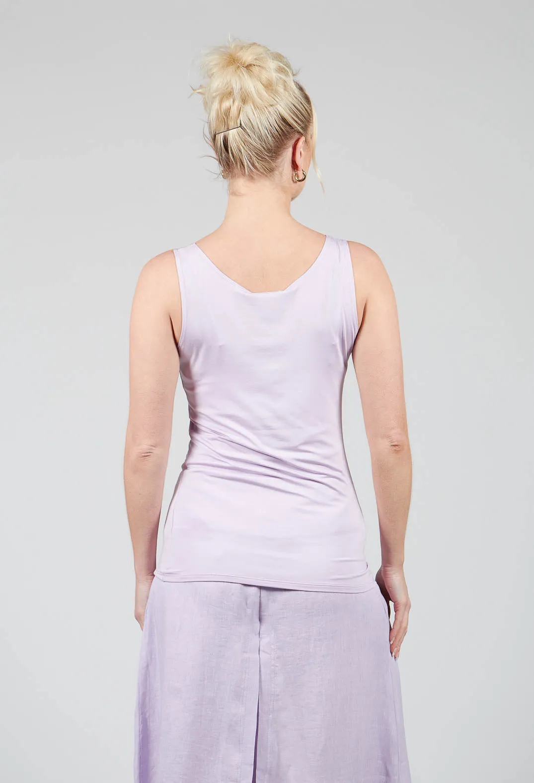 Anais T-Shirt Vest in Lilac