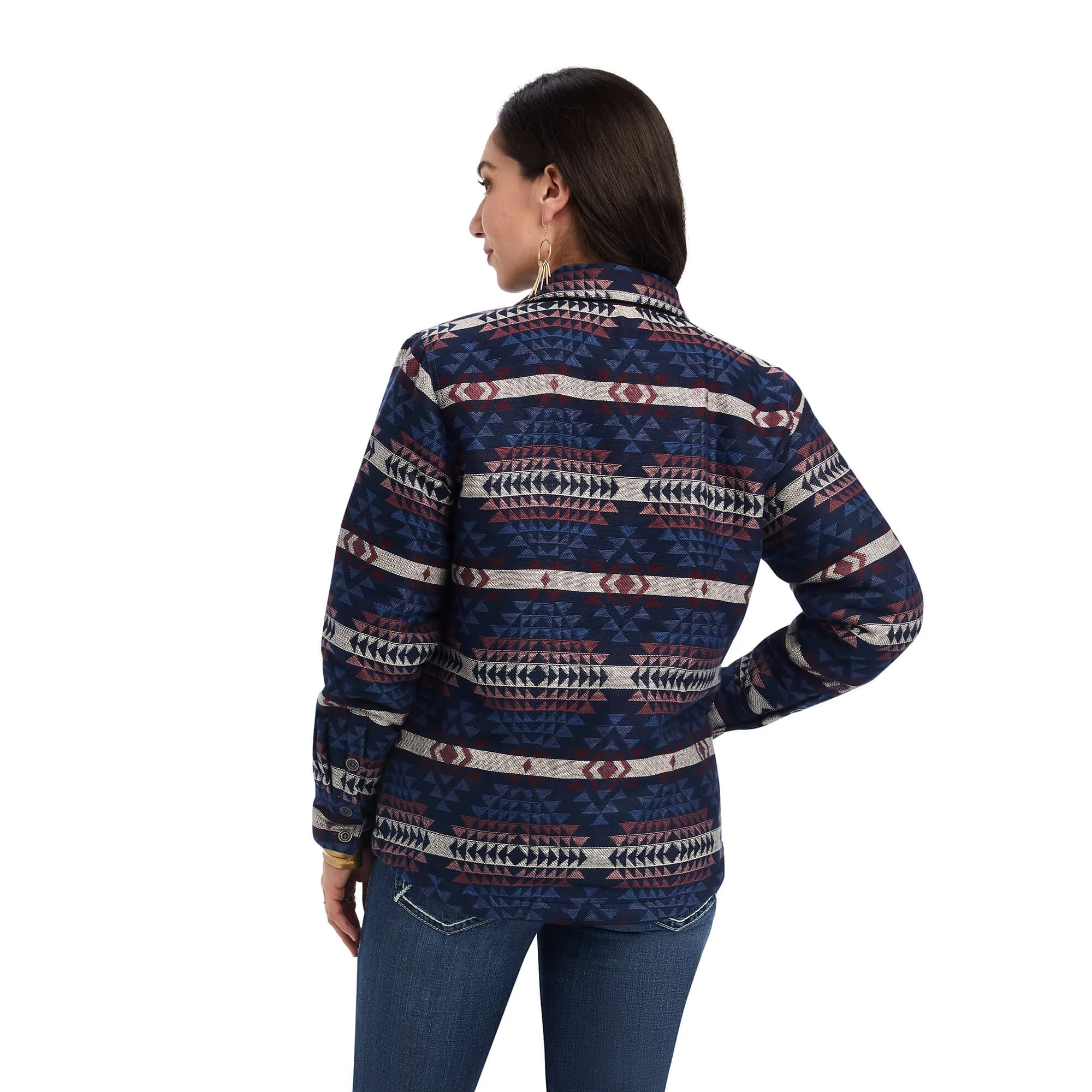 Ariat: Mountain Peak JCD Shacket Shirt Women Jacket