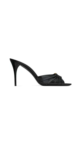 Babylon Mules in Smooth Leather - Black