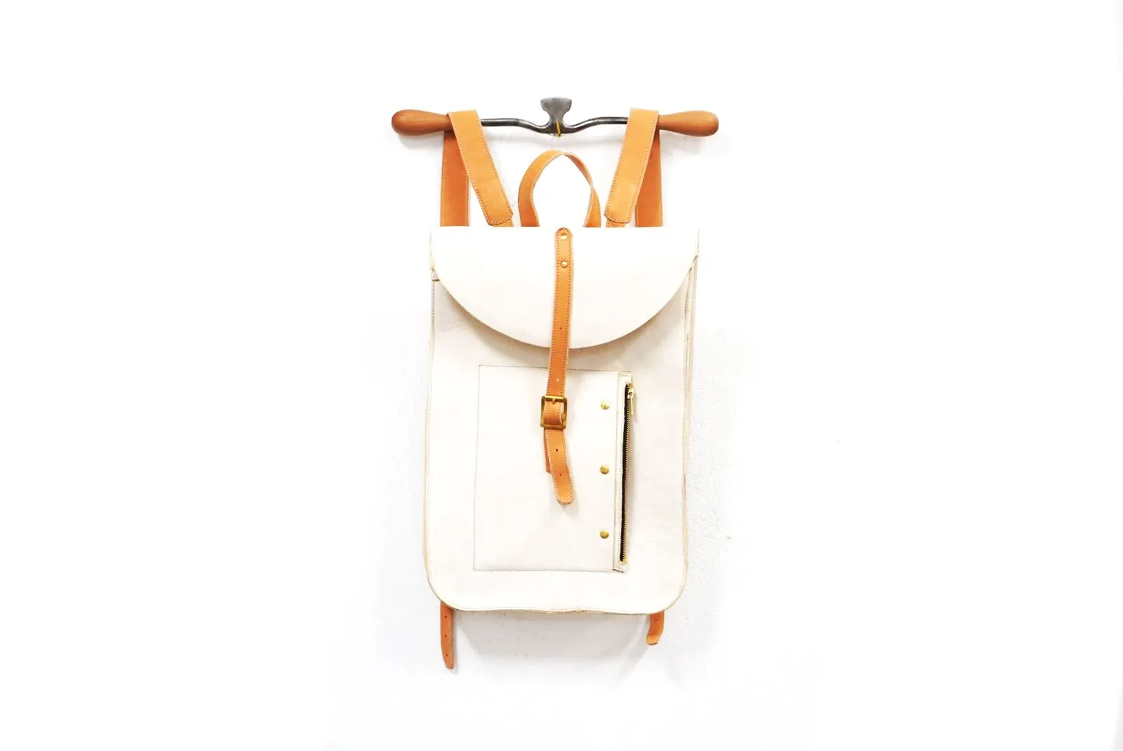 Back Briefcase Eco white