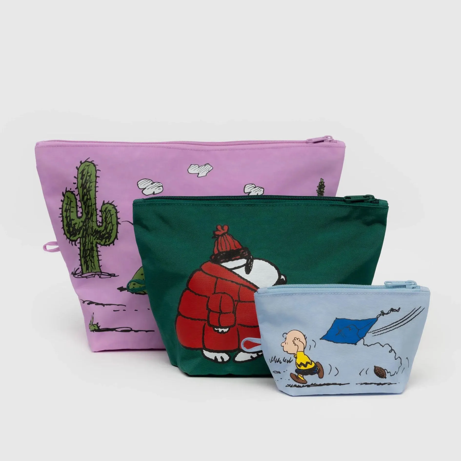 Baggu Go Pouch Set - Peanuts