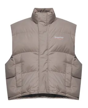 Balenciaga - Gilet matelassé Cocoon à logo imprimé