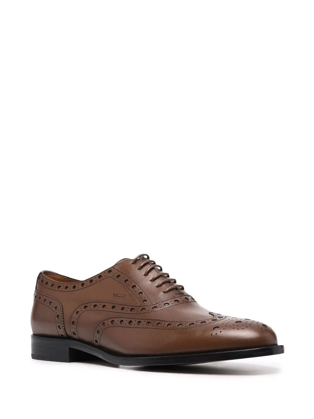 Bally Men's Brogues In Tobacco