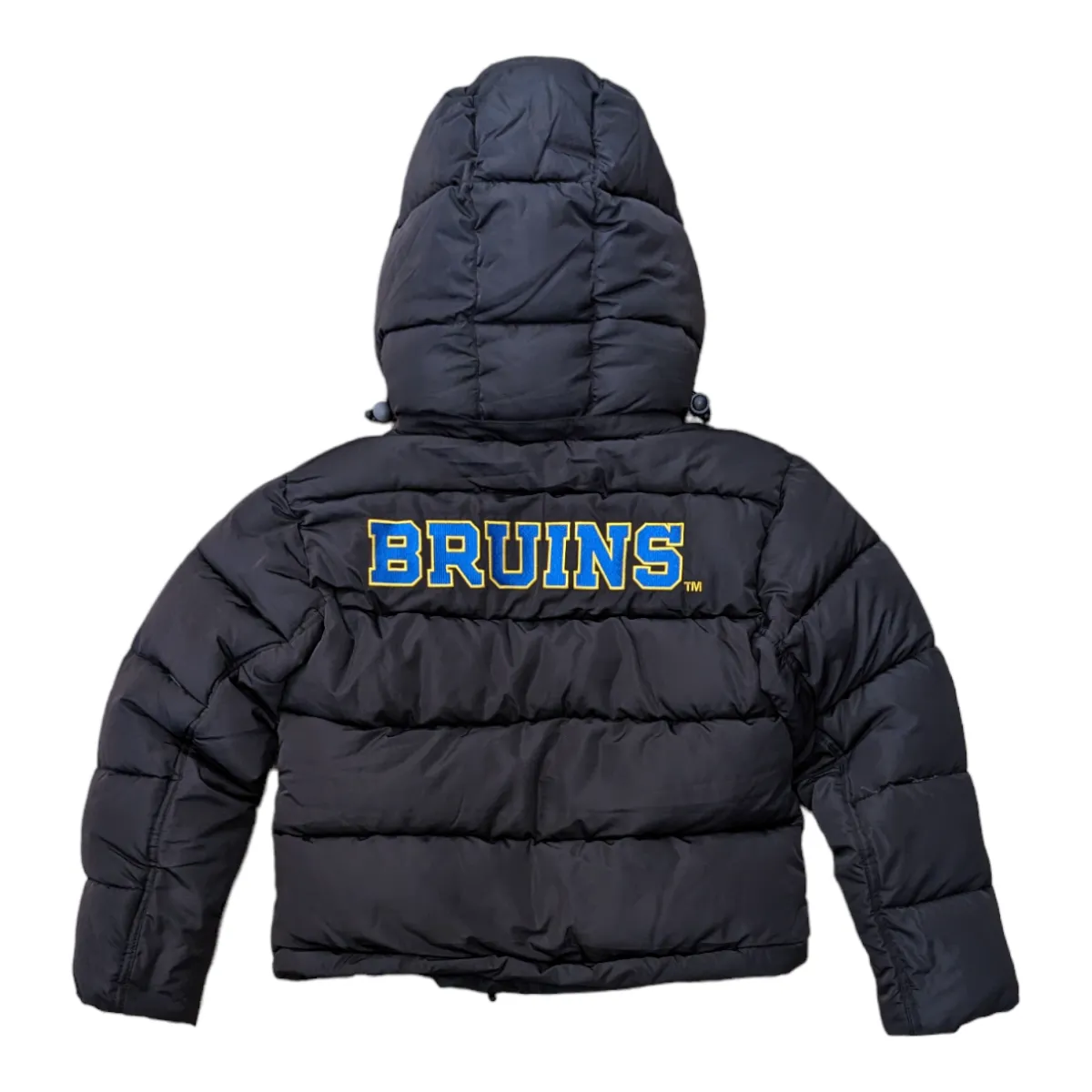 Bear UCLA Puffer Jacket Hood Black