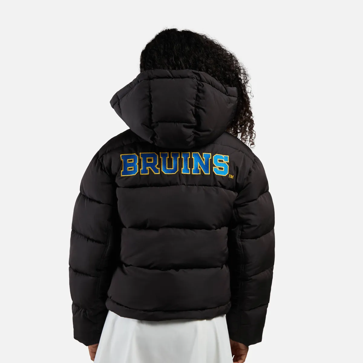 Bear UCLA Puffer Jacket Hood Black