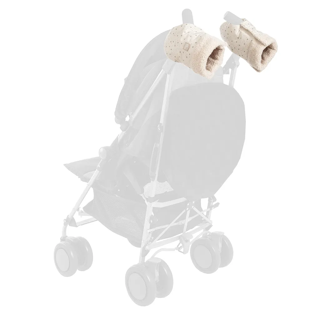 Beige Stroller Mittens