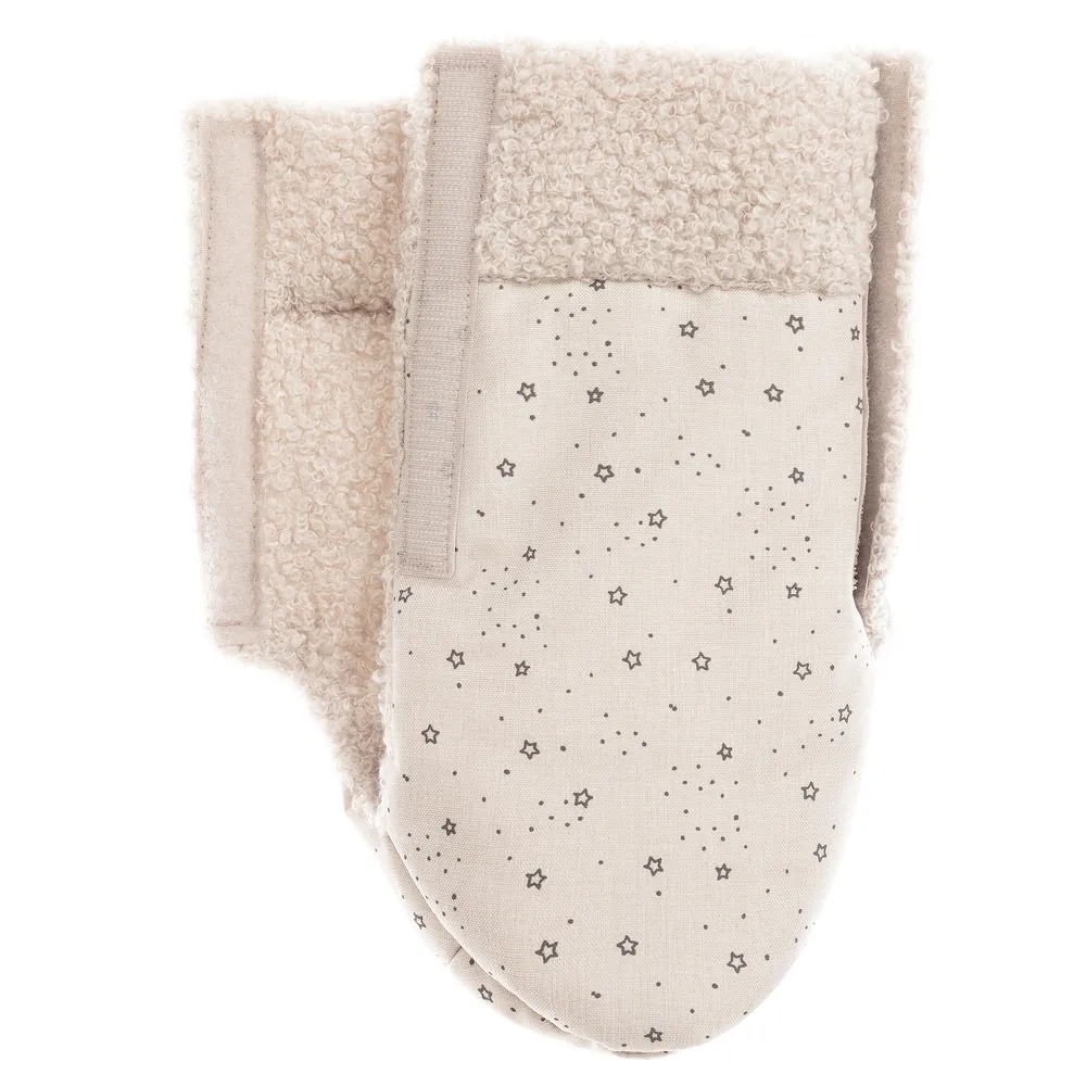 Beige Stroller Mittens