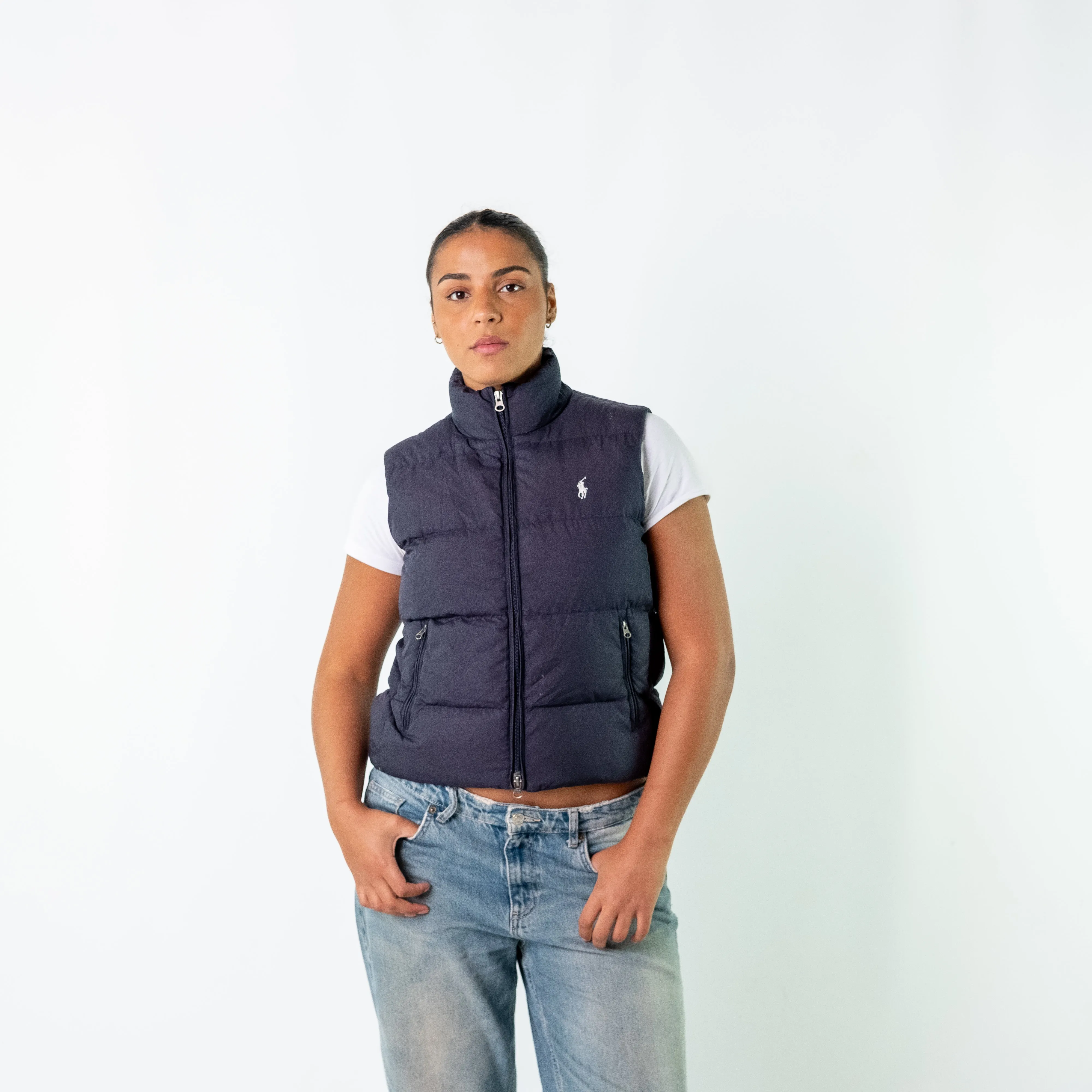 Black 90s Polo Ralph Lauren Gilet (S)