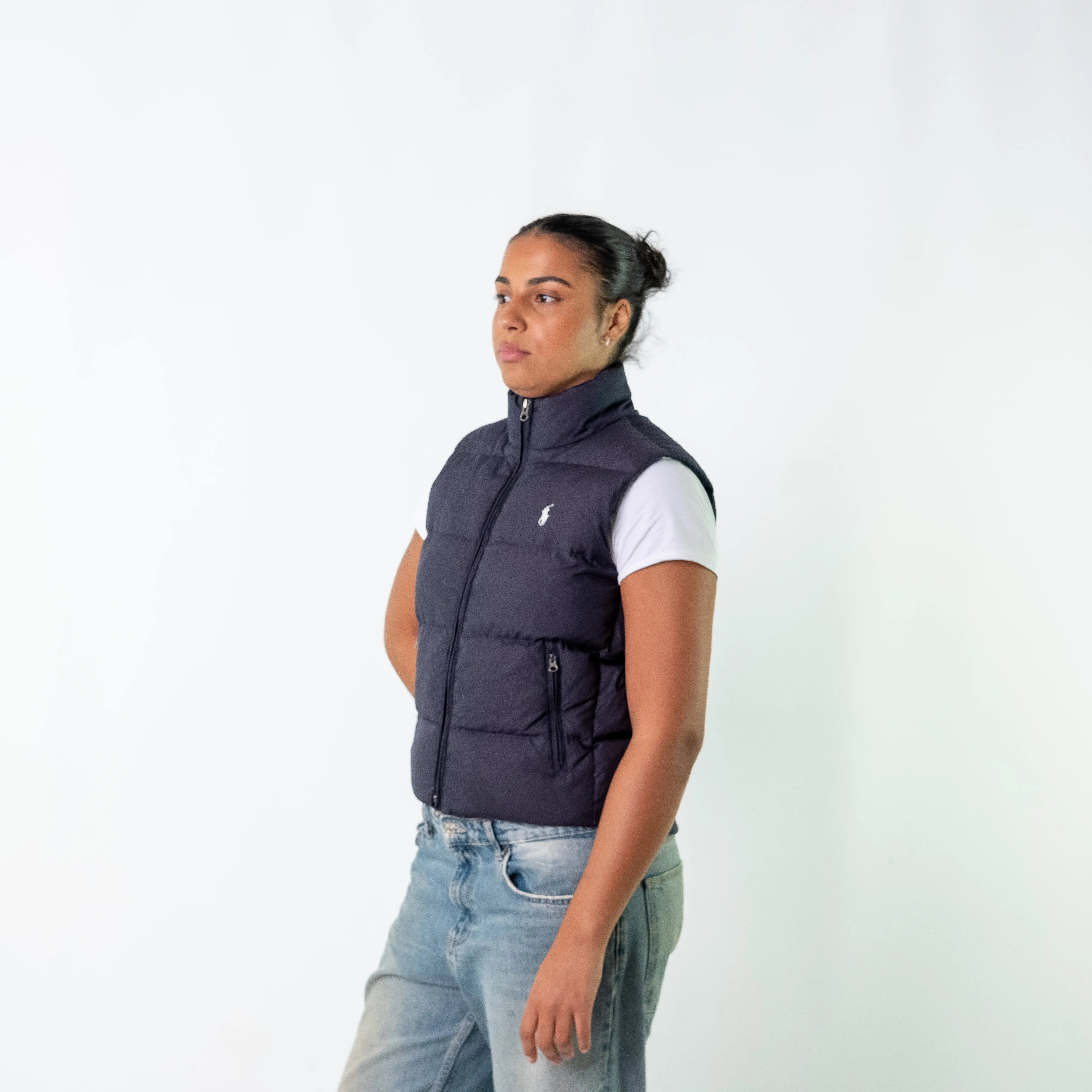 Black 90s Polo Ralph Lauren Gilet (S)