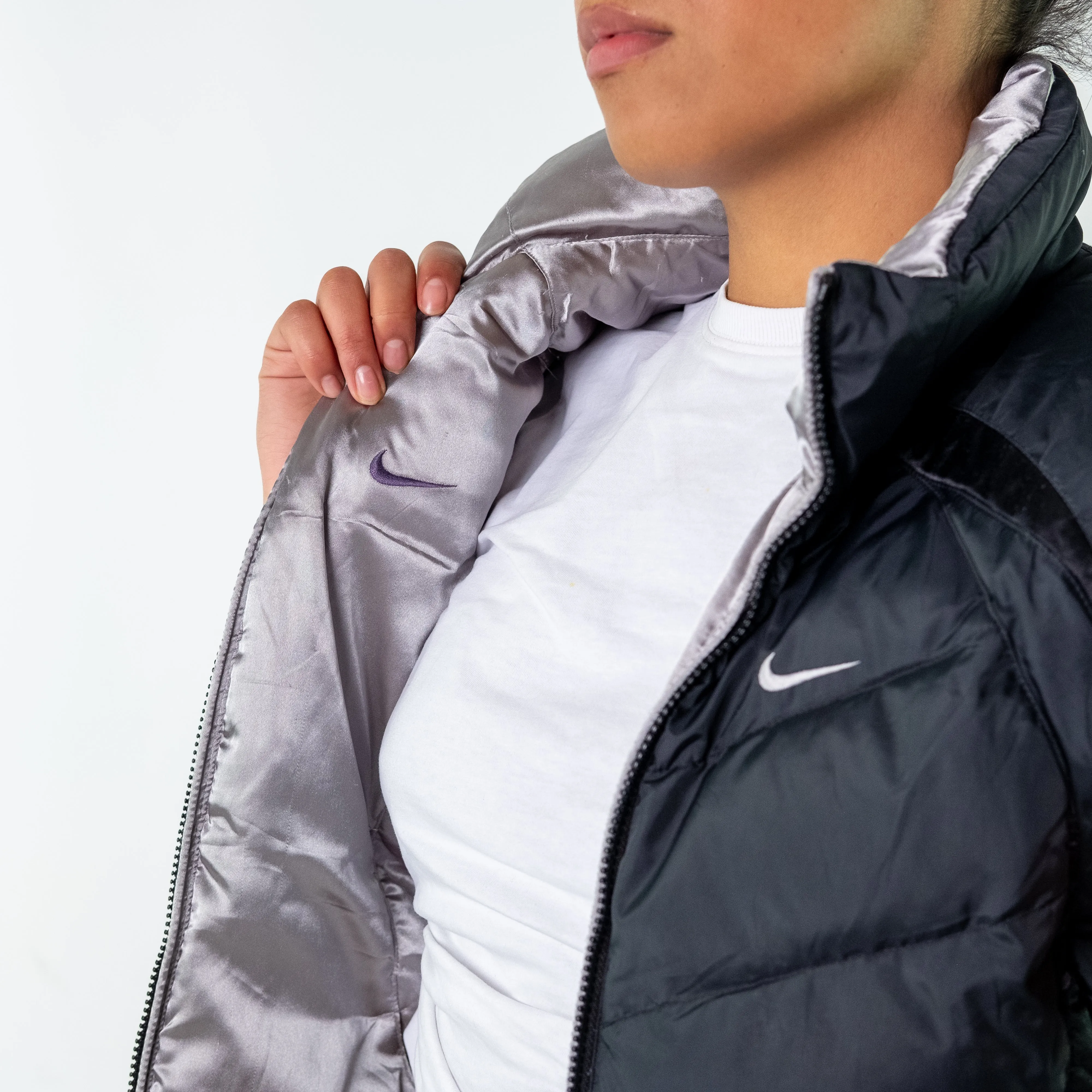 Black y2ks Nike Reversible Gilet (S)