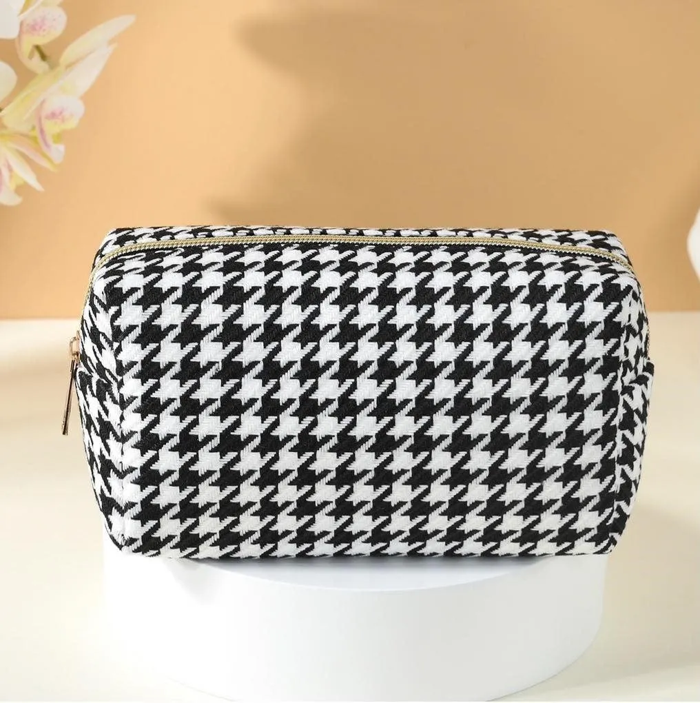 BOLSO Preppy Vanity Zip Case Pouch