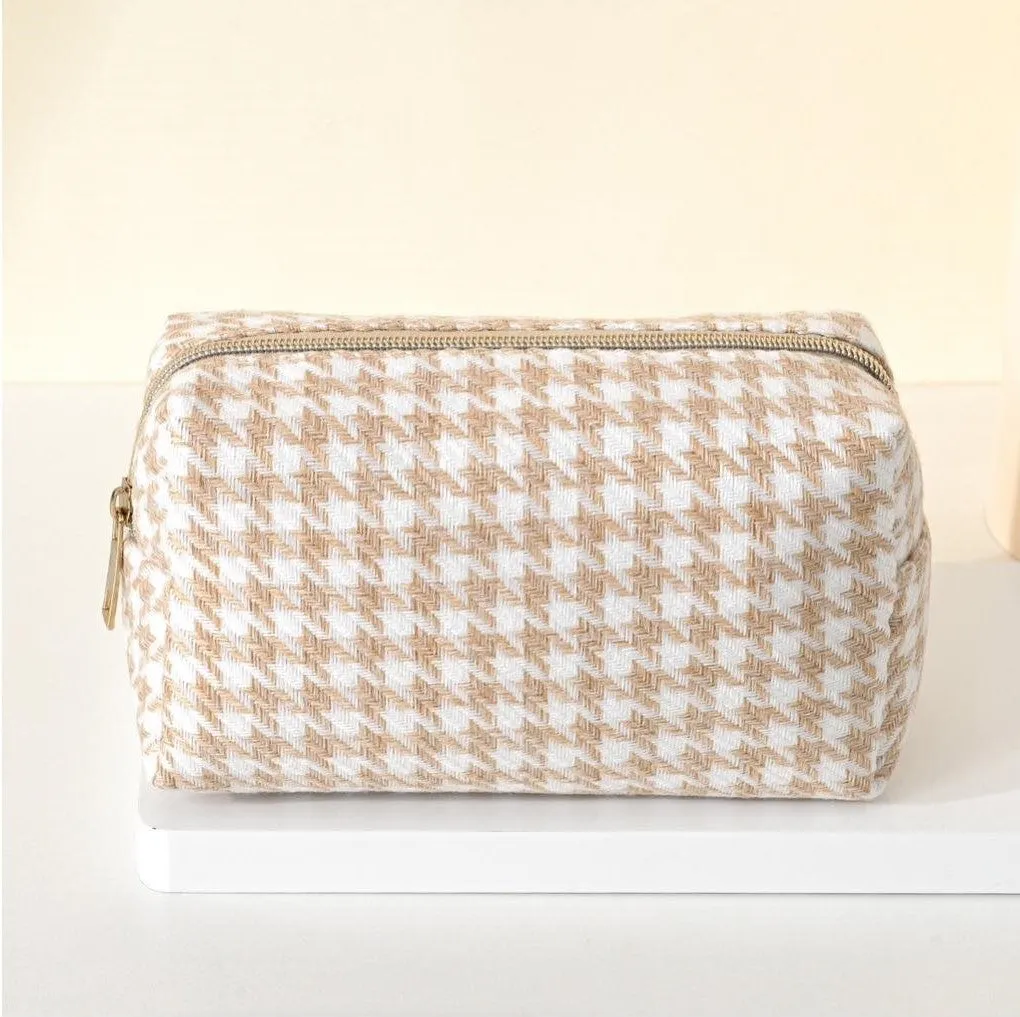 BOLSO Preppy Vanity Zip Case Pouch