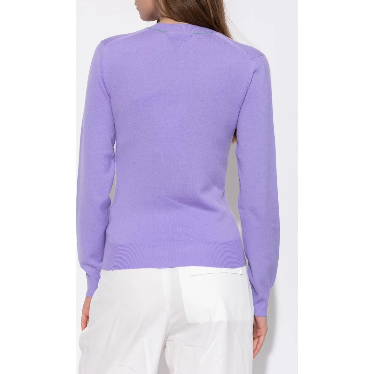 BOTTEGA VENETA  |Casual Style Wool V-Neck Long Sleeves Plain Office Style