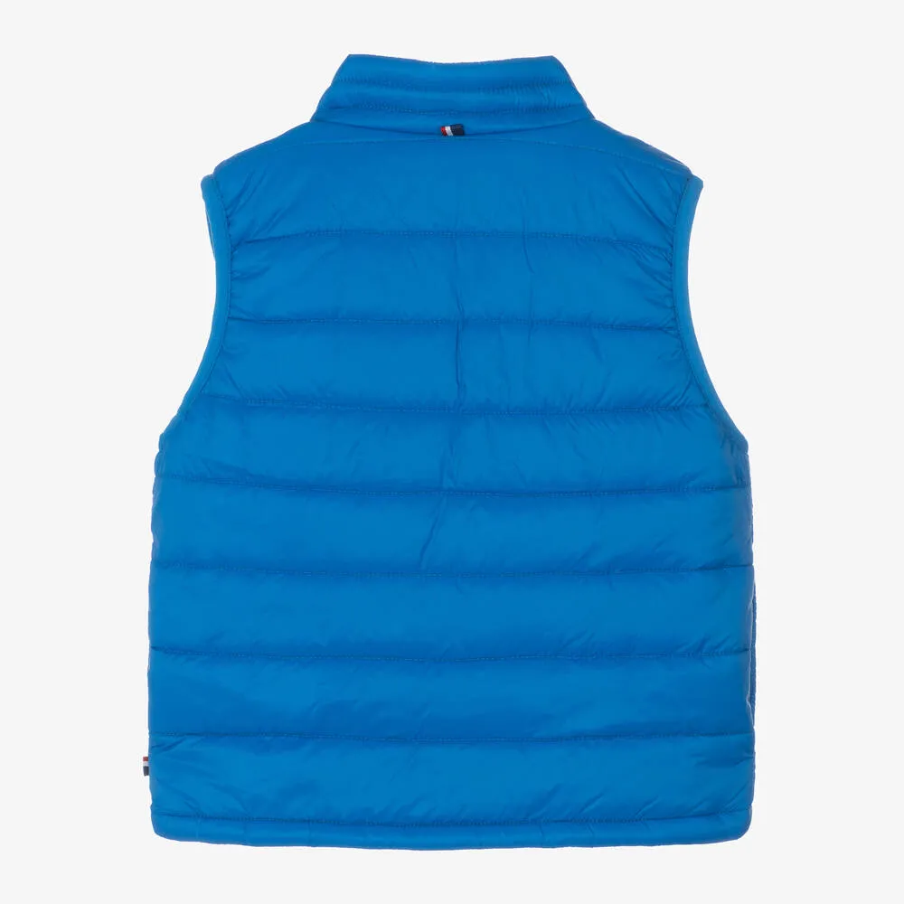 Boys Blue Puffer Gilet