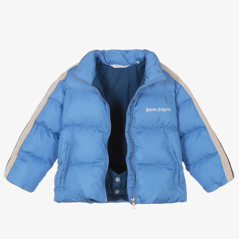 Boys Blue Puffer Jacket