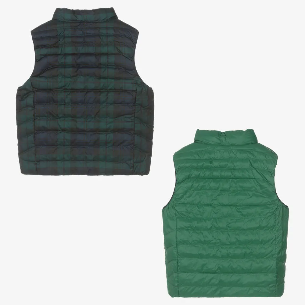 Boys Reversible Puffer Gilet