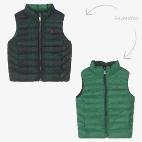 Boys Reversible Puffer Gilet