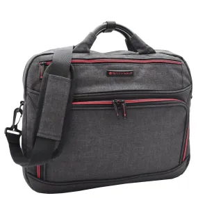 Briefcase Cross Body Organiser Bag Laptop Carry Case H315 Black