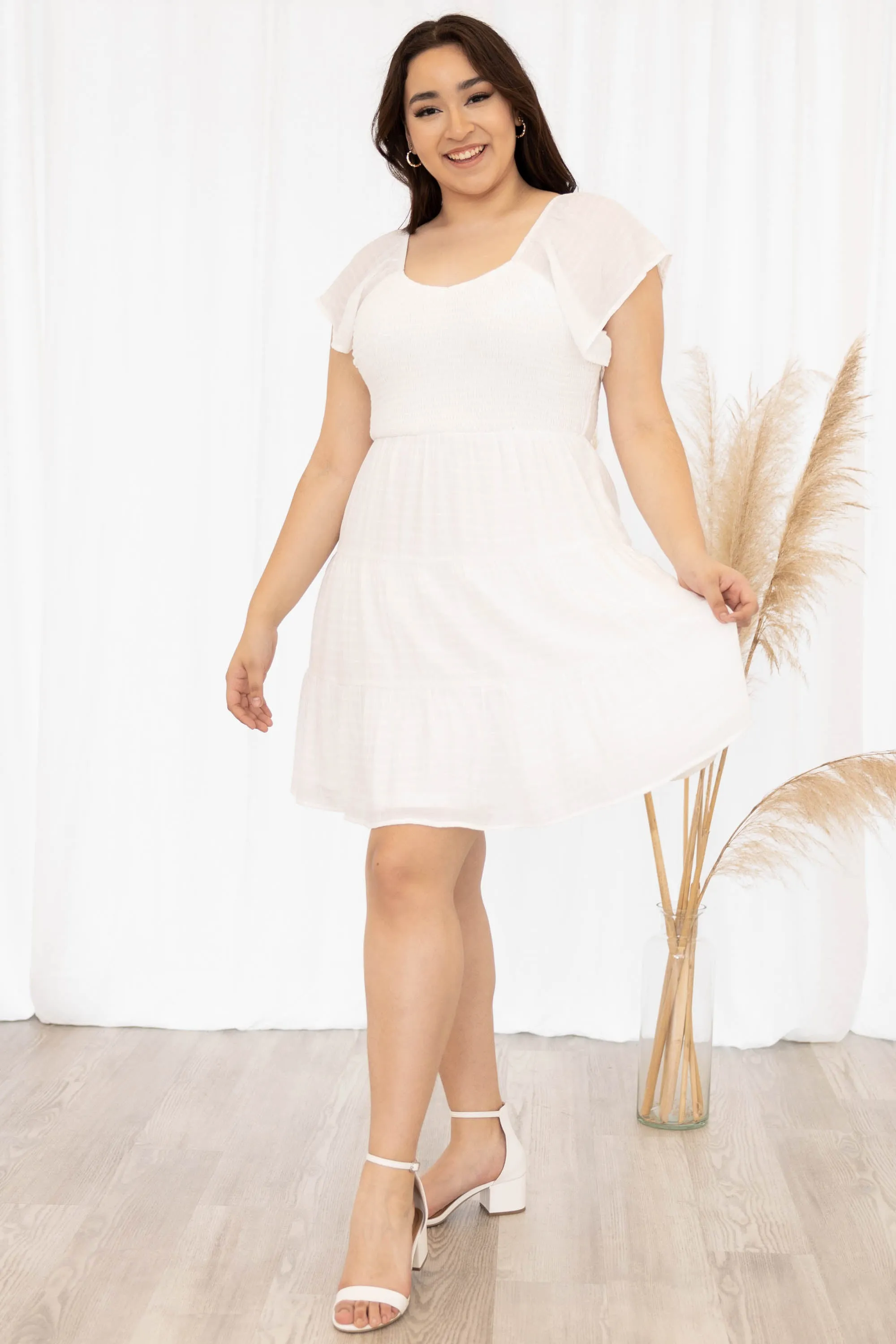 Brunch Party Dress, Ivory