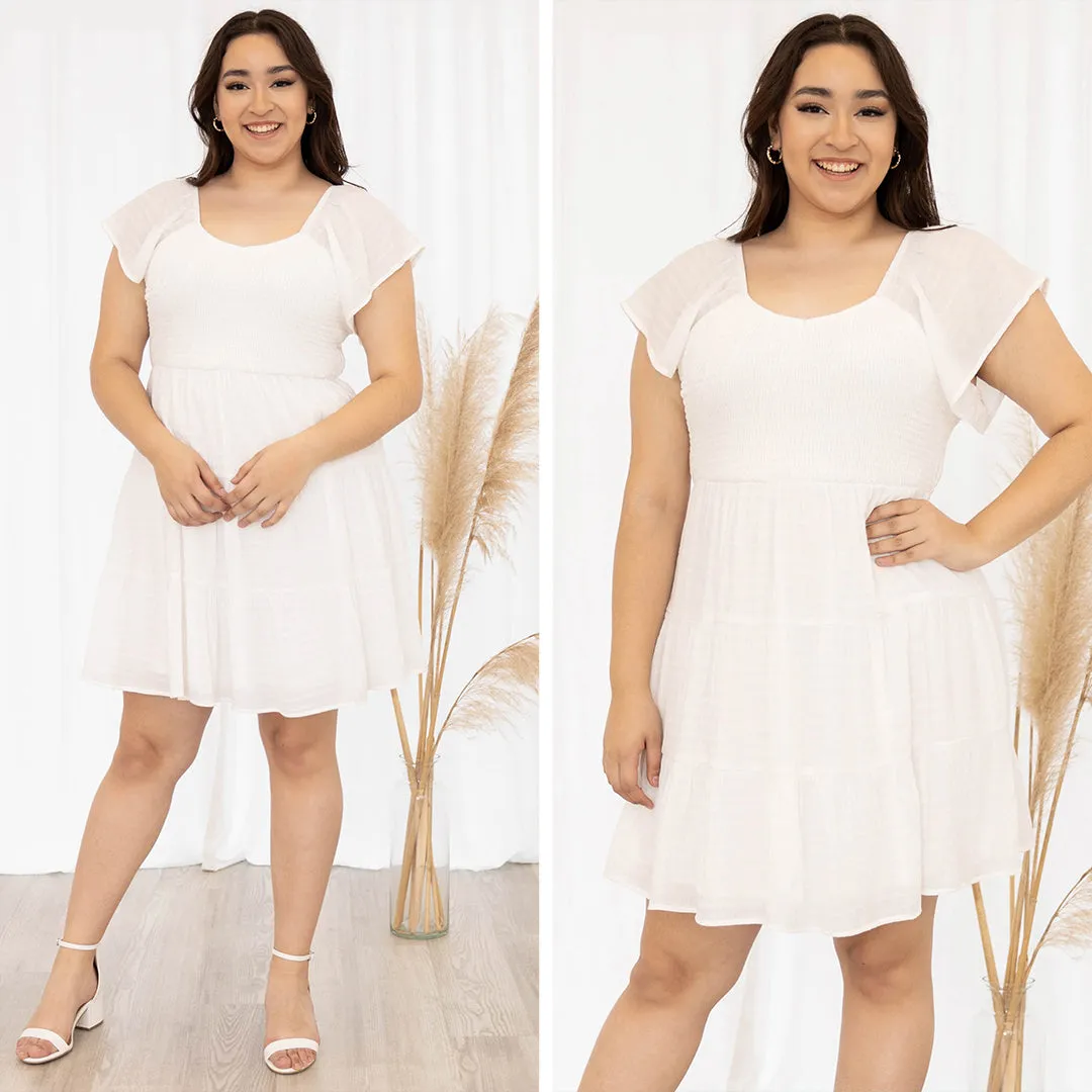 Brunch Party Dress, Ivory