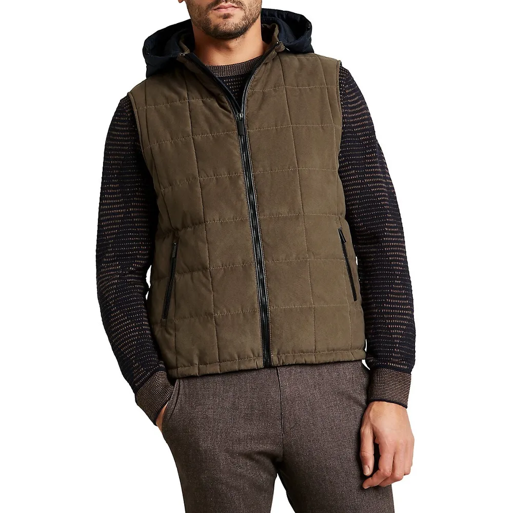 Bugatti Quilted Hooded Vest