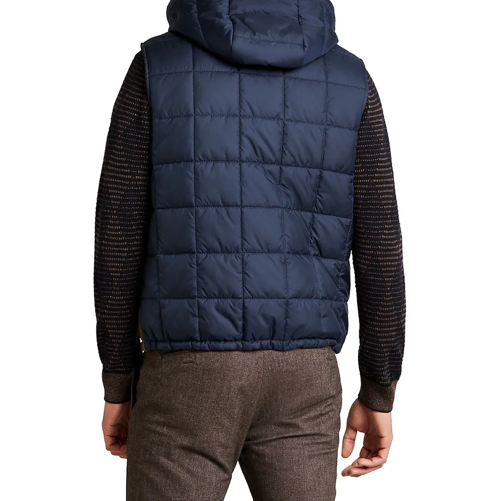 Bugatti Quilted Hooded Vest