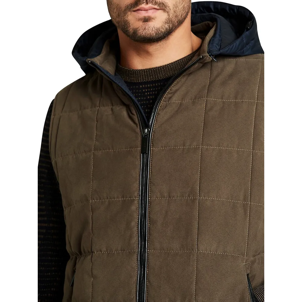 Bugatti Quilted Hooded Vest