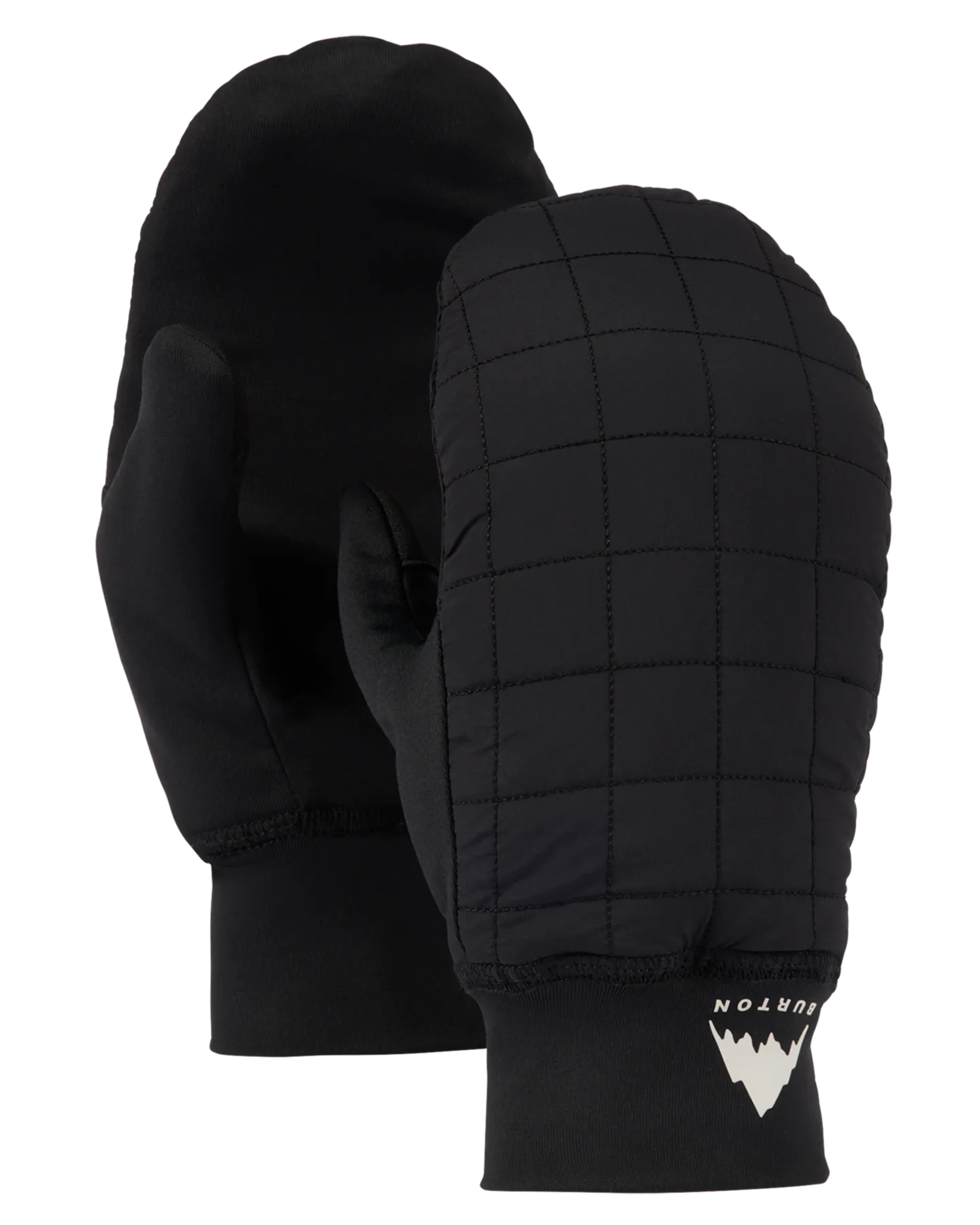 Burton Heavyweight Quilted Mittens - True Black | Shop Gloves & Mittens at Trojan Wake Ski Snow & Snow Skiers Warehouse