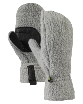 Burton Women's Stovepipe Fleece Mittens - Gray Heather | Shop Gloves & Mittens at Trojan Wake Ski Snow & Snow Skiers