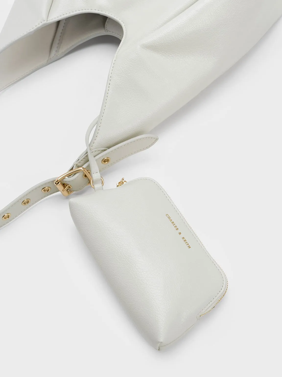 Buzz Hobo Bag - White