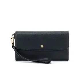 Campo Marzio Ellen Wallet - Black Lapis Blue