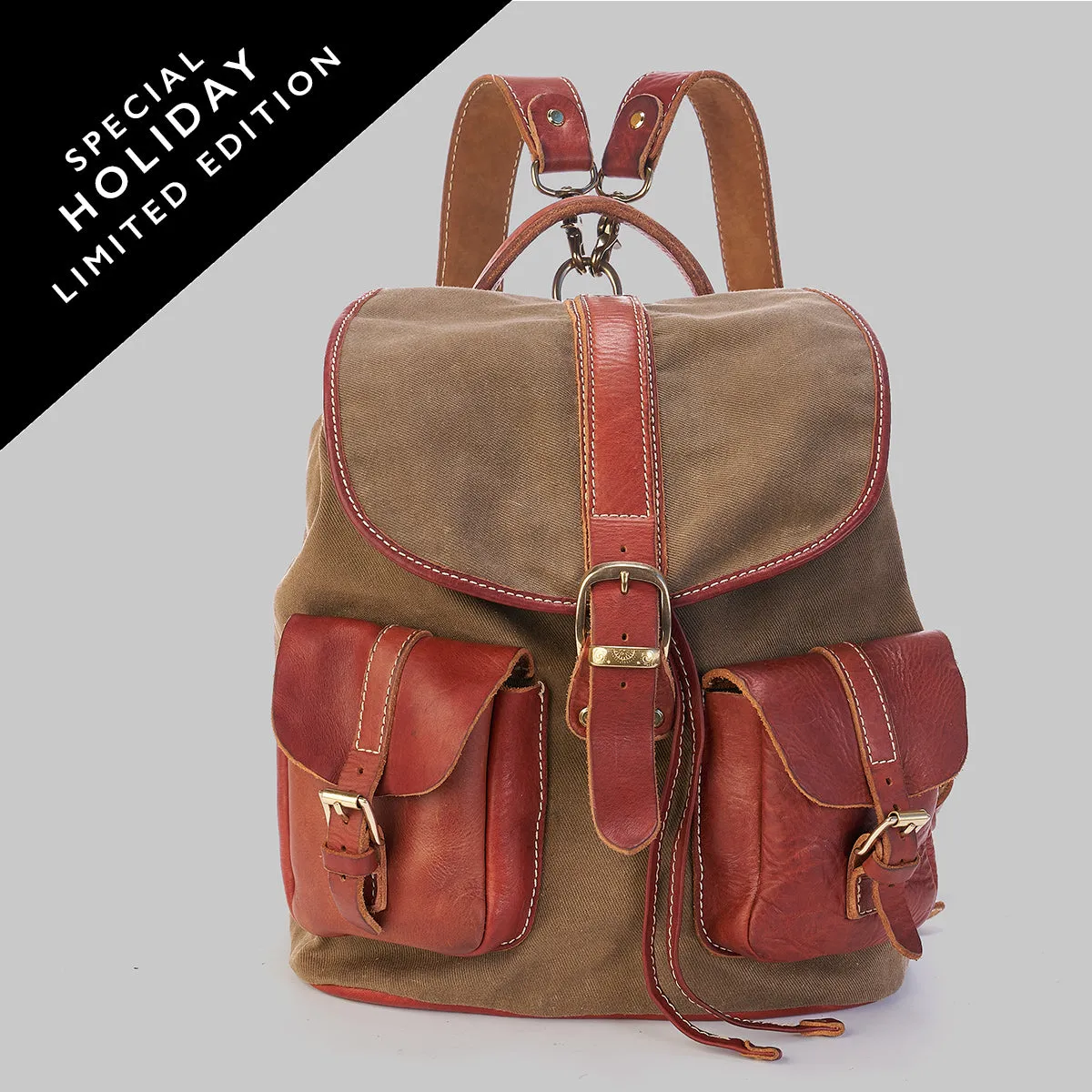 Canvas & Horween Stone-Washed Rucksack No.180 | NEW