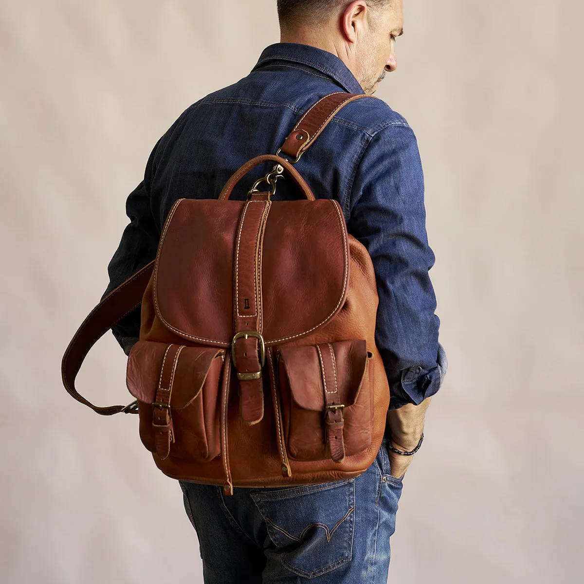 Canvas & Horween Stone-Washed Rucksack No.180 | NEW