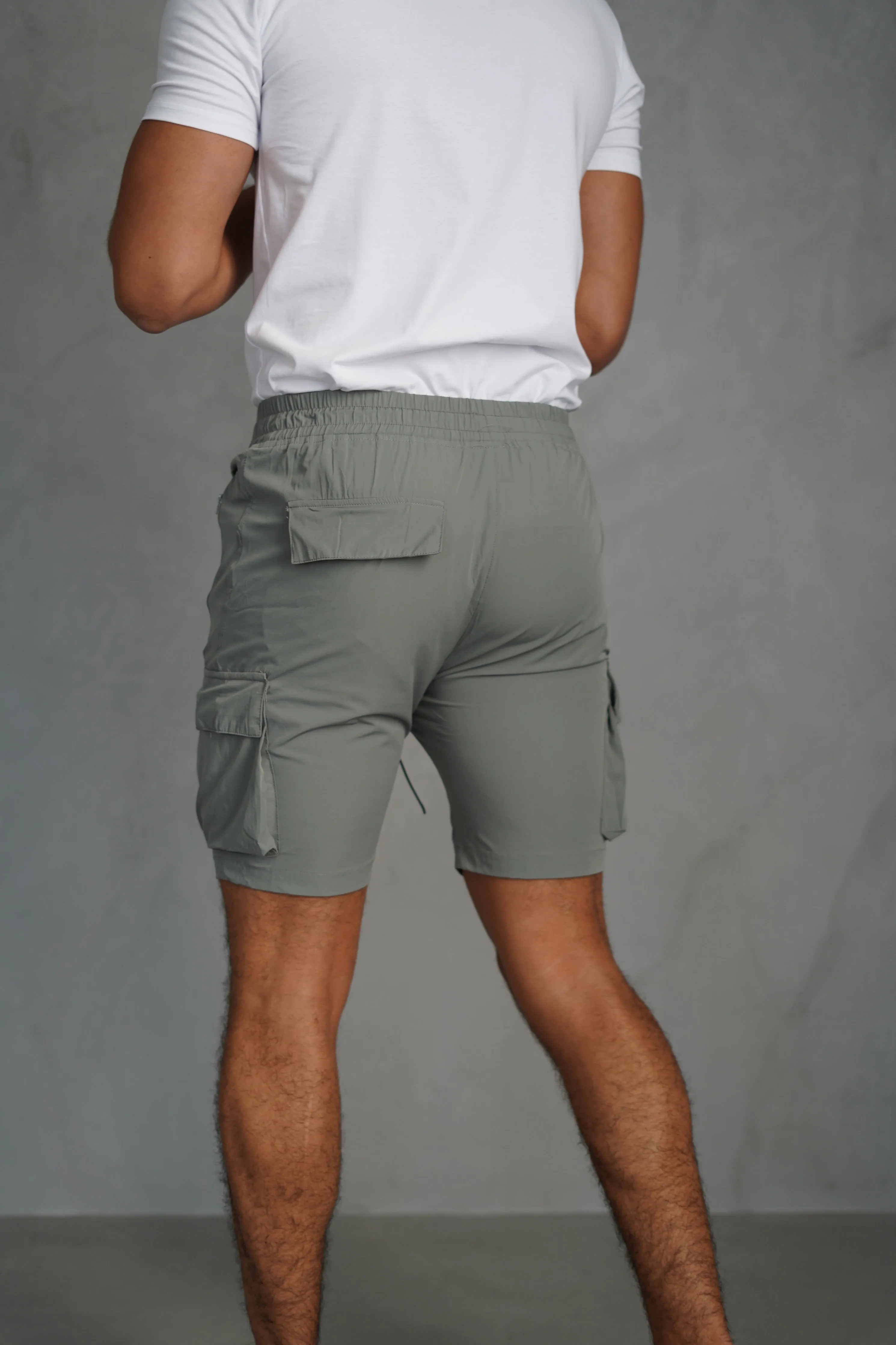 Capo LIGHTWEIGHT Cargo Short - Light Grey