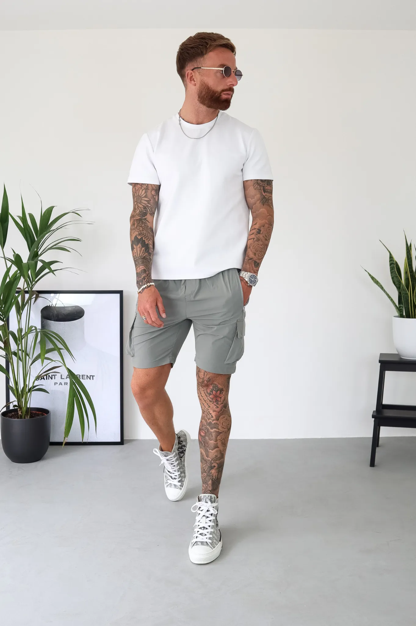 Capo LIGHTWEIGHT Cargo Short - Light Grey