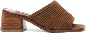 Carel Paris 60mm suede mules Brown