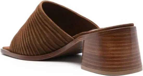 Carel Paris 60mm suede mules Brown