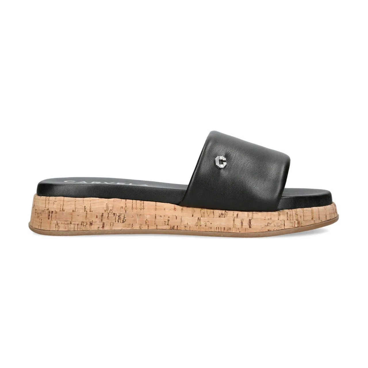 CARVELA Cloud Flat Sandals - Black