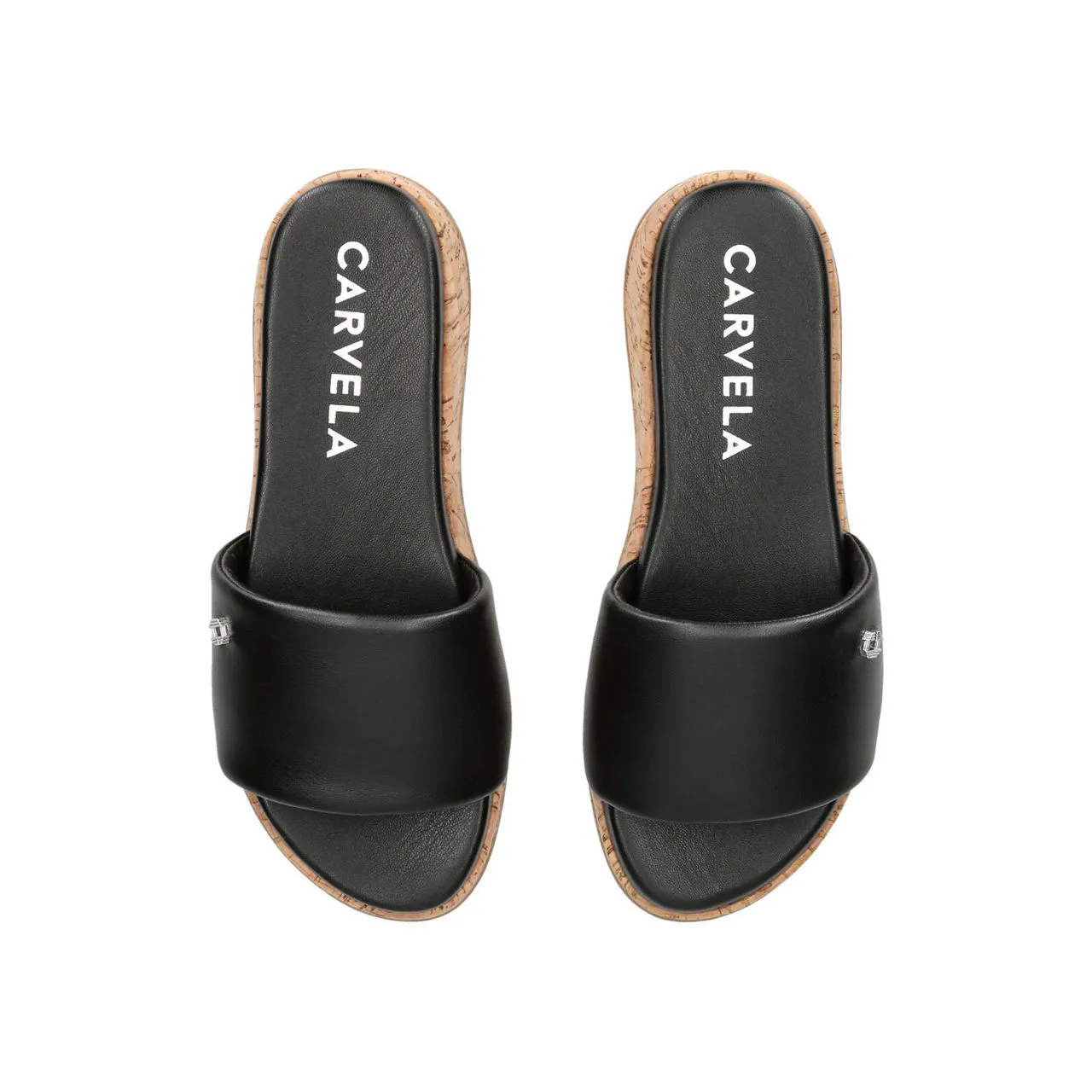 CARVELA Cloud Flat Sandals - Black