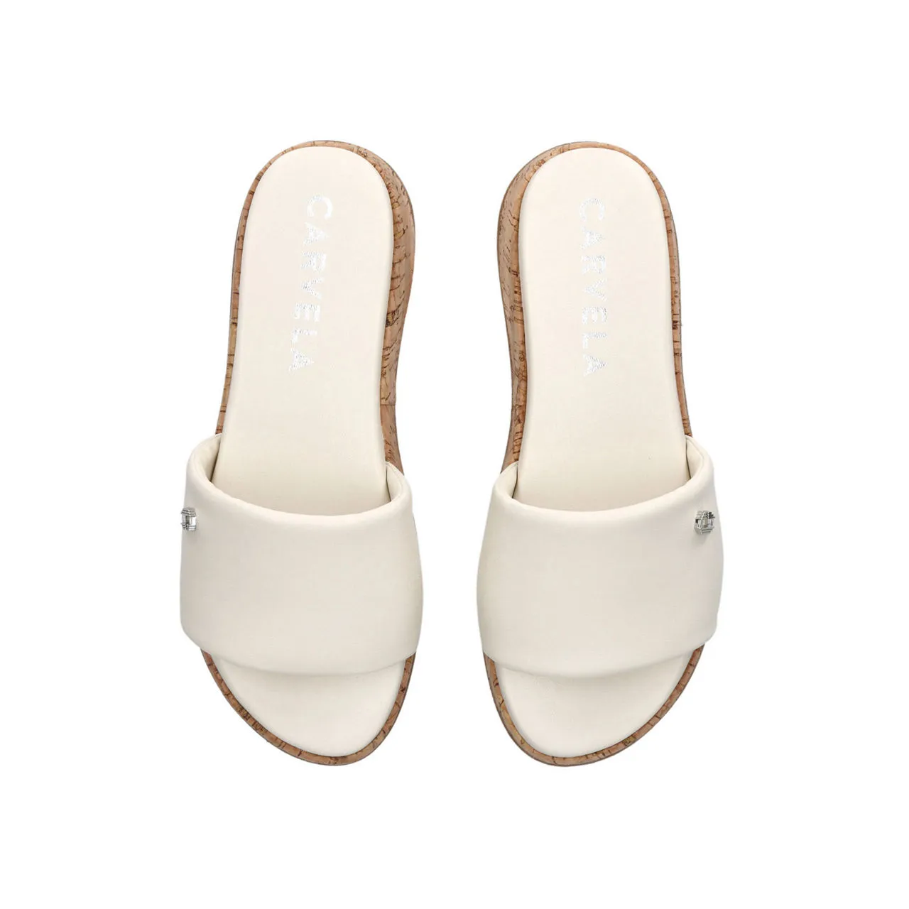 CARVELA Cloud Flat Sandals - White