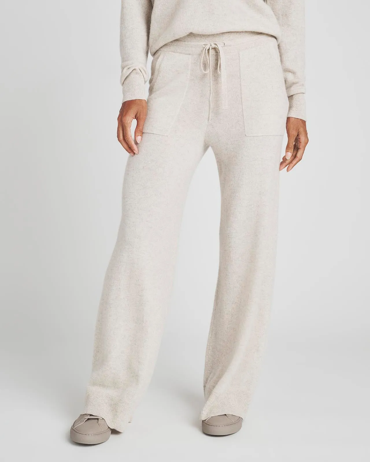 Charlotte Cashmere Wide Leg Pant