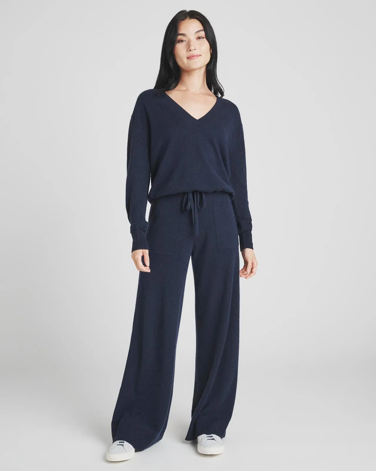 Charlotte Cashmere Wide Leg Pant