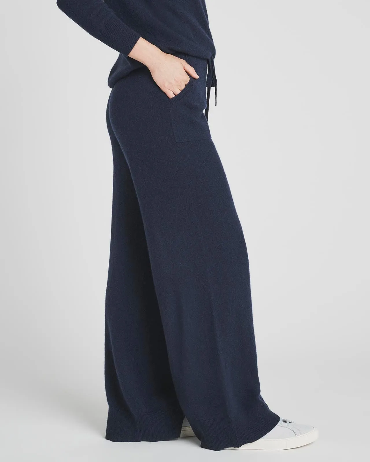 Charlotte Cashmere Wide Leg Pant