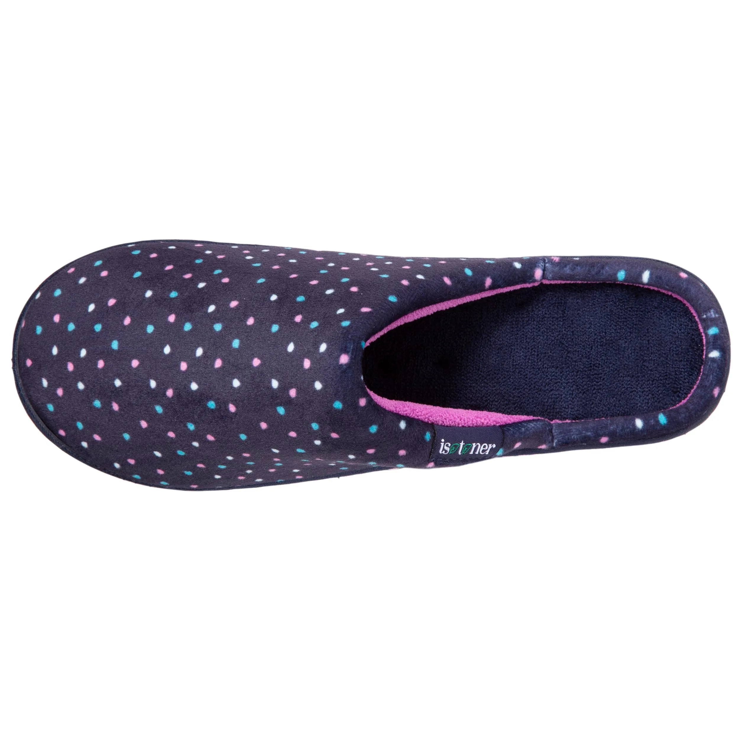 Chaussons mules recyclées Femme Pois