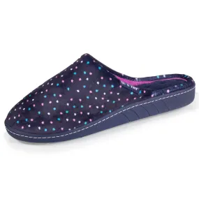 Chaussons mules recyclées Femme Pois