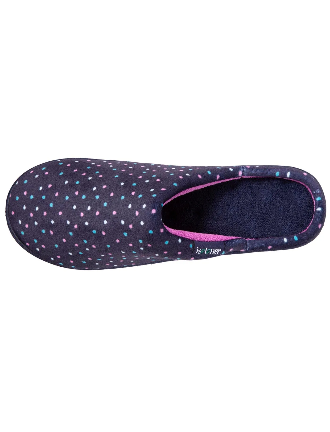 Chaussons mules recyclées Femme Pois