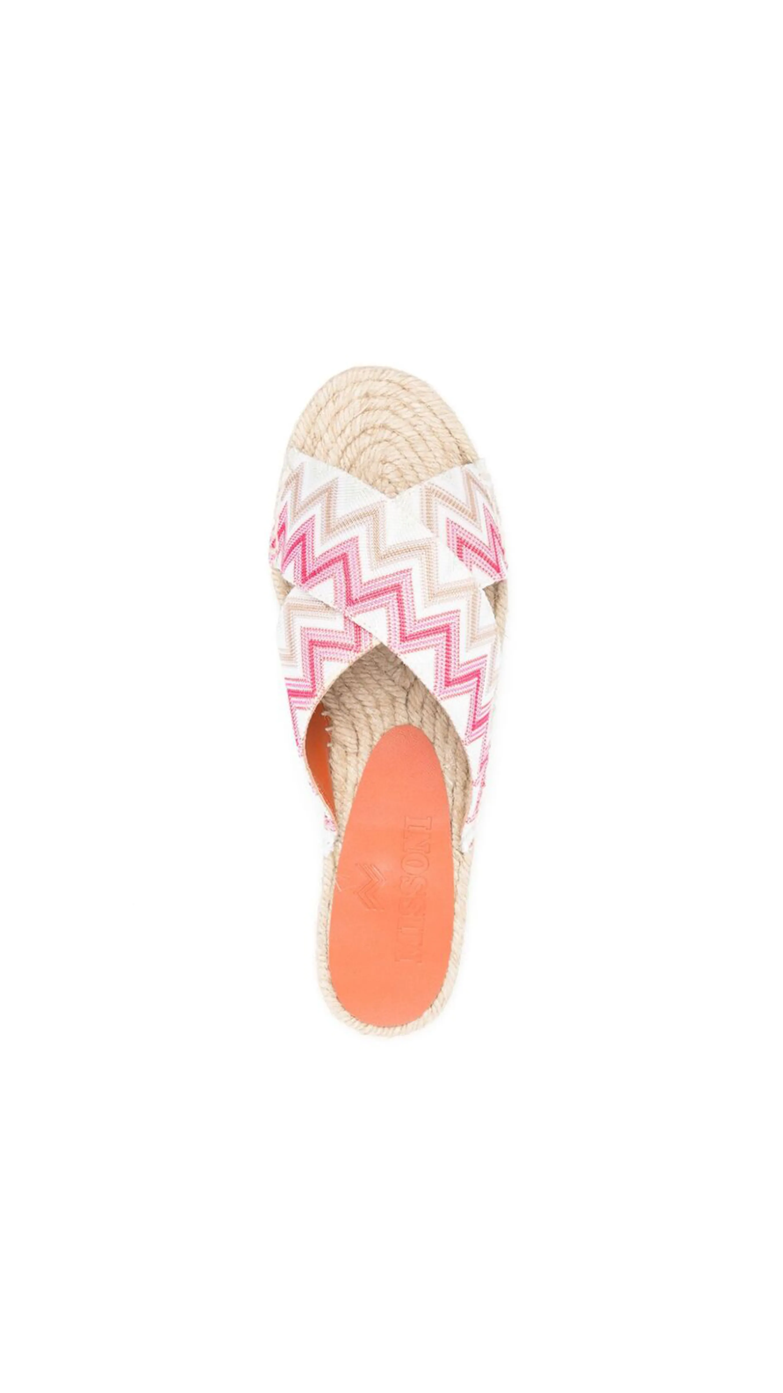 Chevron Fabric Mules - Multi