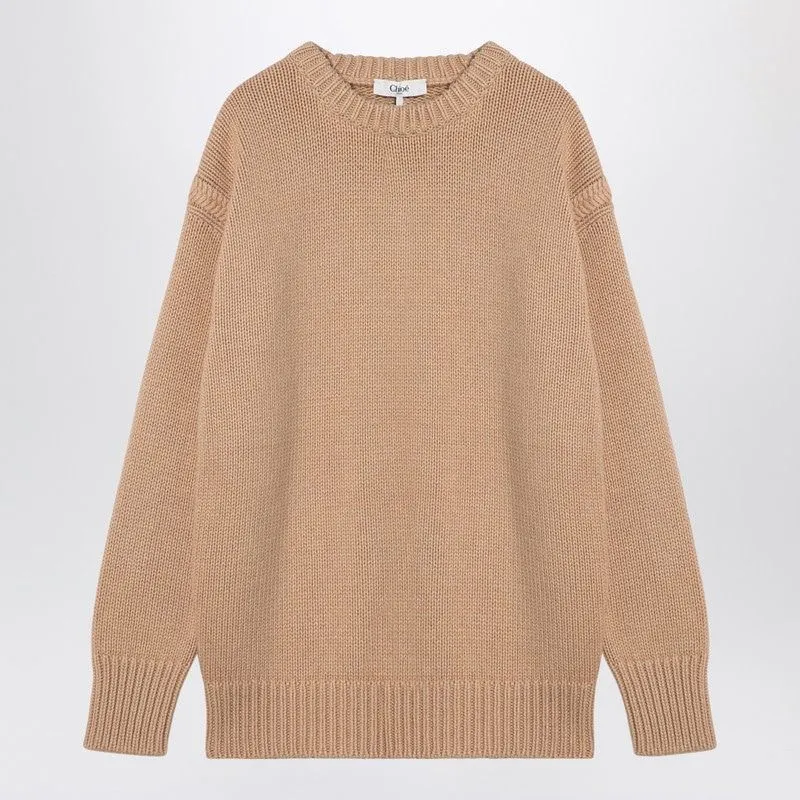 CHLO Oversize Cashmere and Cotton Jumper